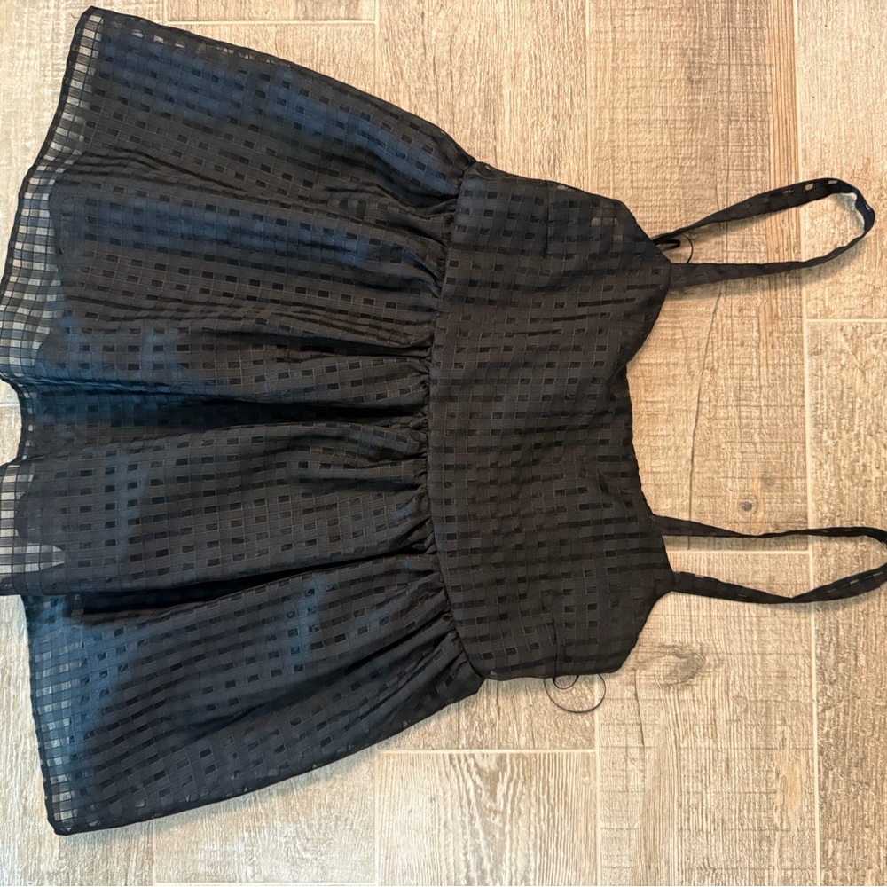 Zara Black Sleeveless Top
